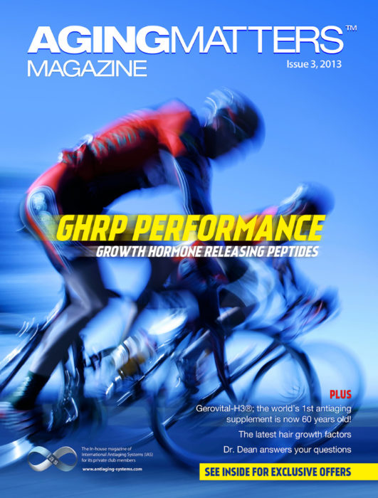 Aging Matters Magazine cover of wo people riding a bicycle