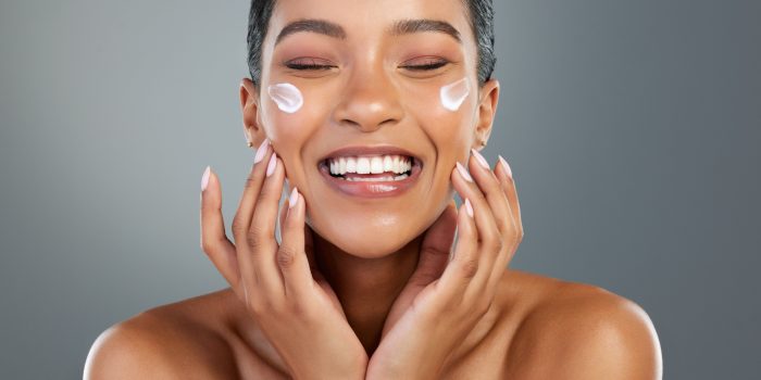 Woman with healthy skin